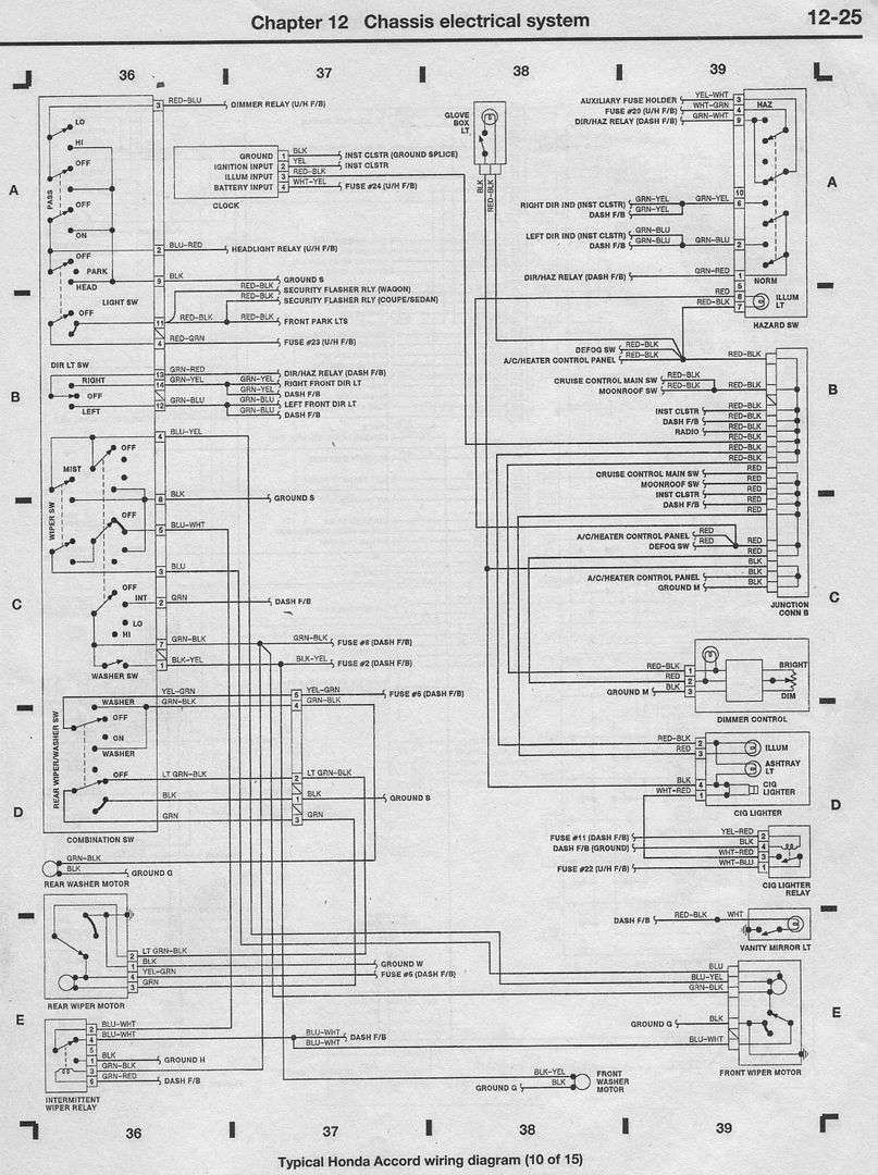 [INFO] Chassis Electrical System - Typical Wiring Diagrams Scans